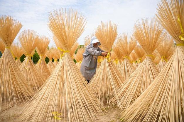 浙江长兴:竹制品加工助增收