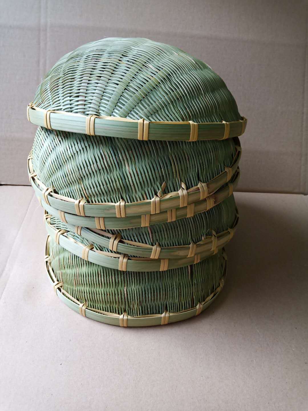 竹制品淘米箩竹编筐洗菜箩筐沥水筐居家酒店用品